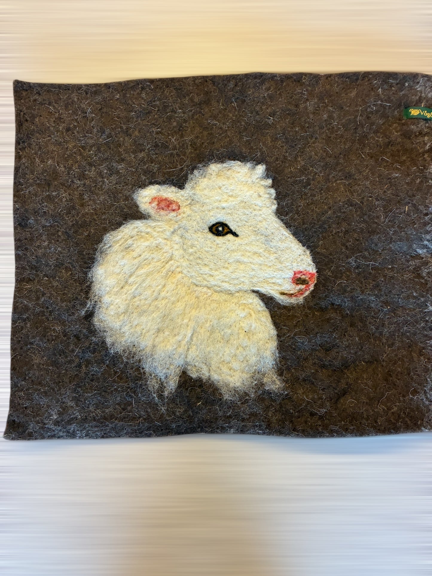 Sitteunderlag med dyremotiv