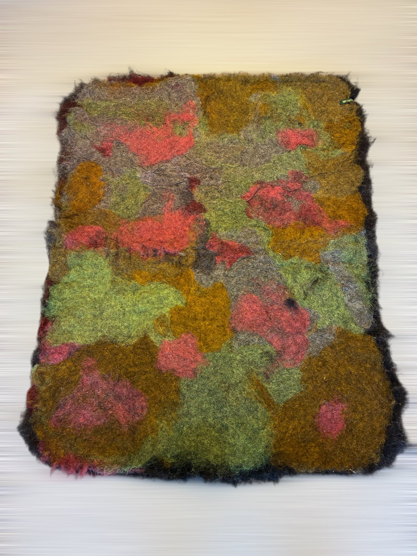 Ullmatte med håndfarga ull