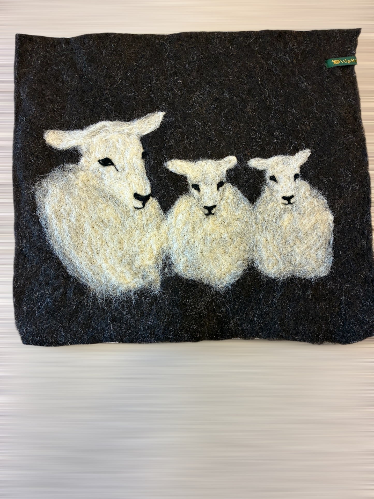 Sitteunderlag med dyremotiv