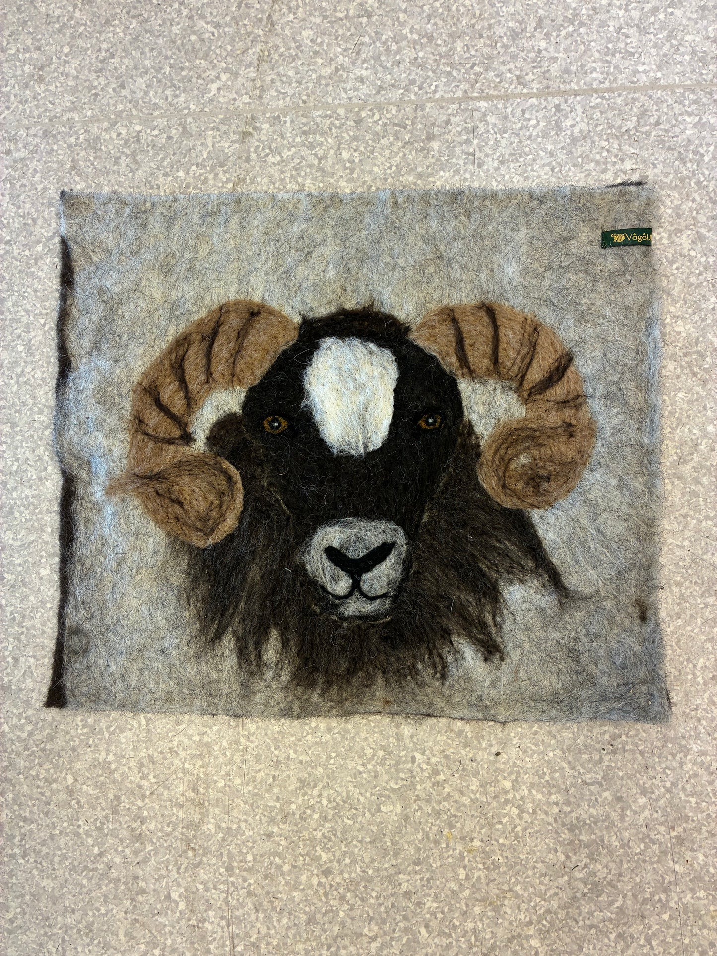 Sitteunderlag med dyremotiv