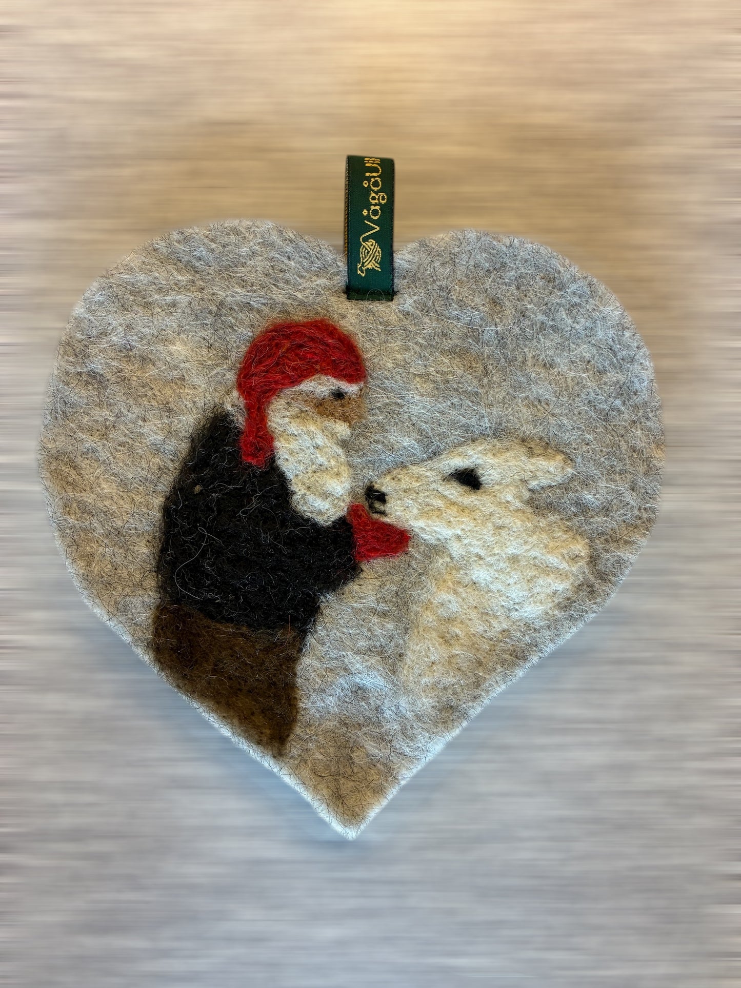 Tova hjerter med nisse og dyr