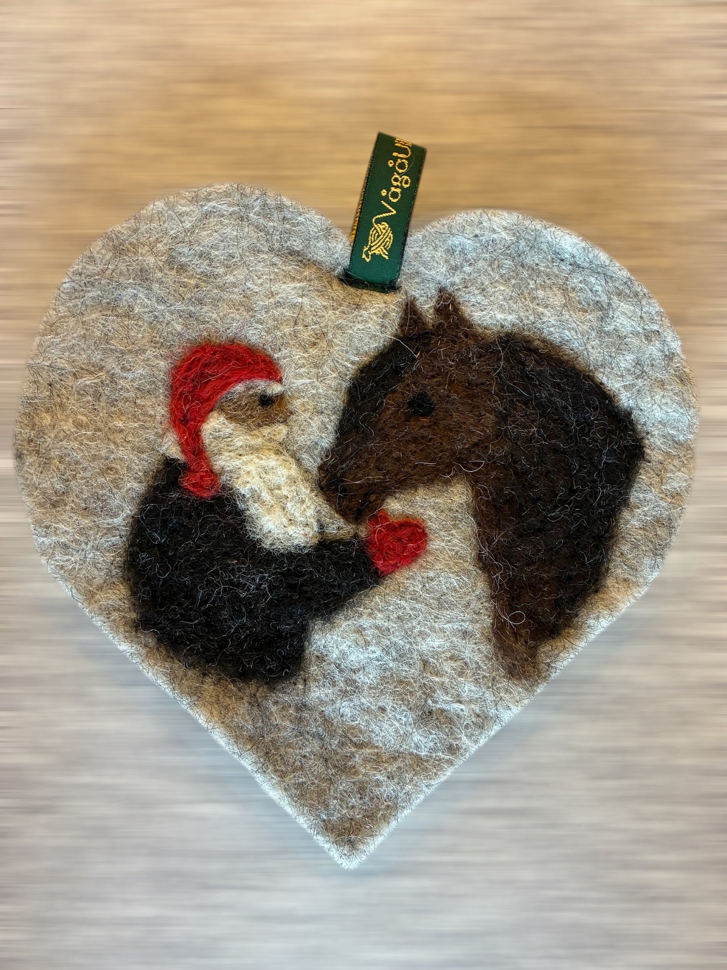 Tova hjerter med nisse og dyr