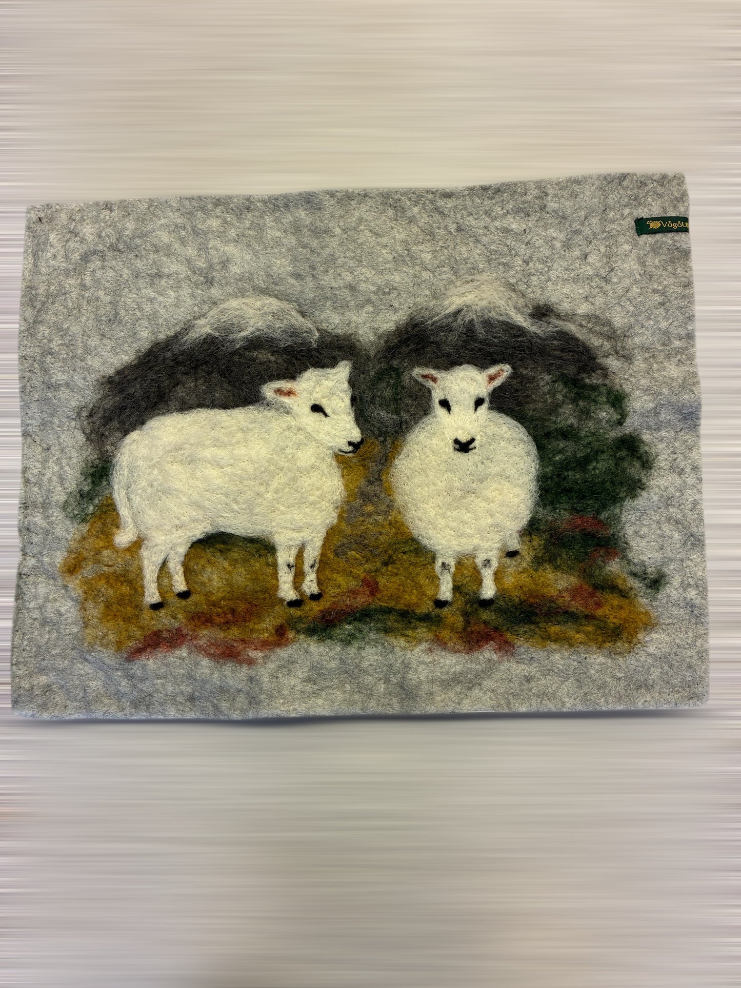 Sitteunderlag med dyremotiv