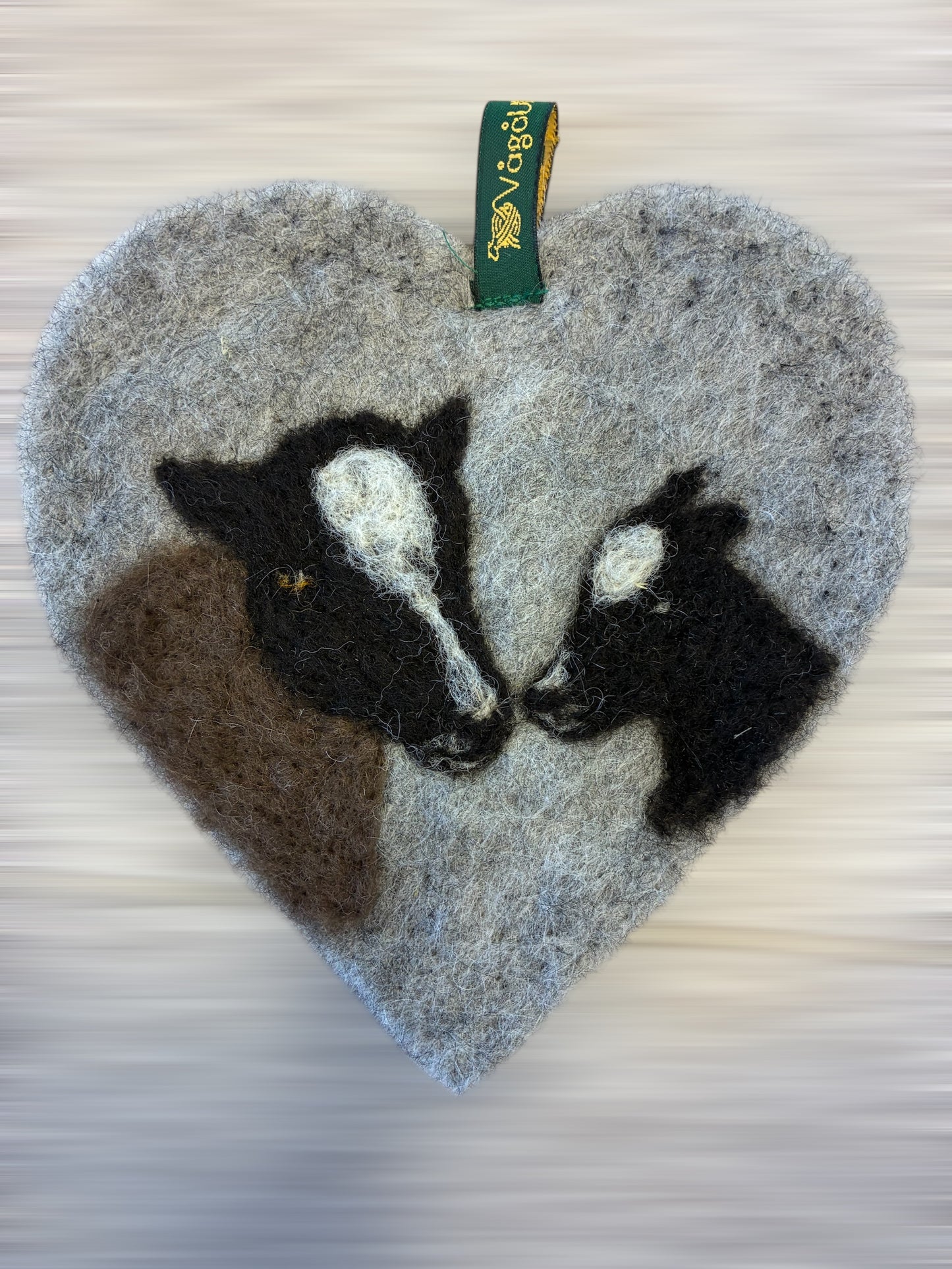 Tova ullhjerte med dyr