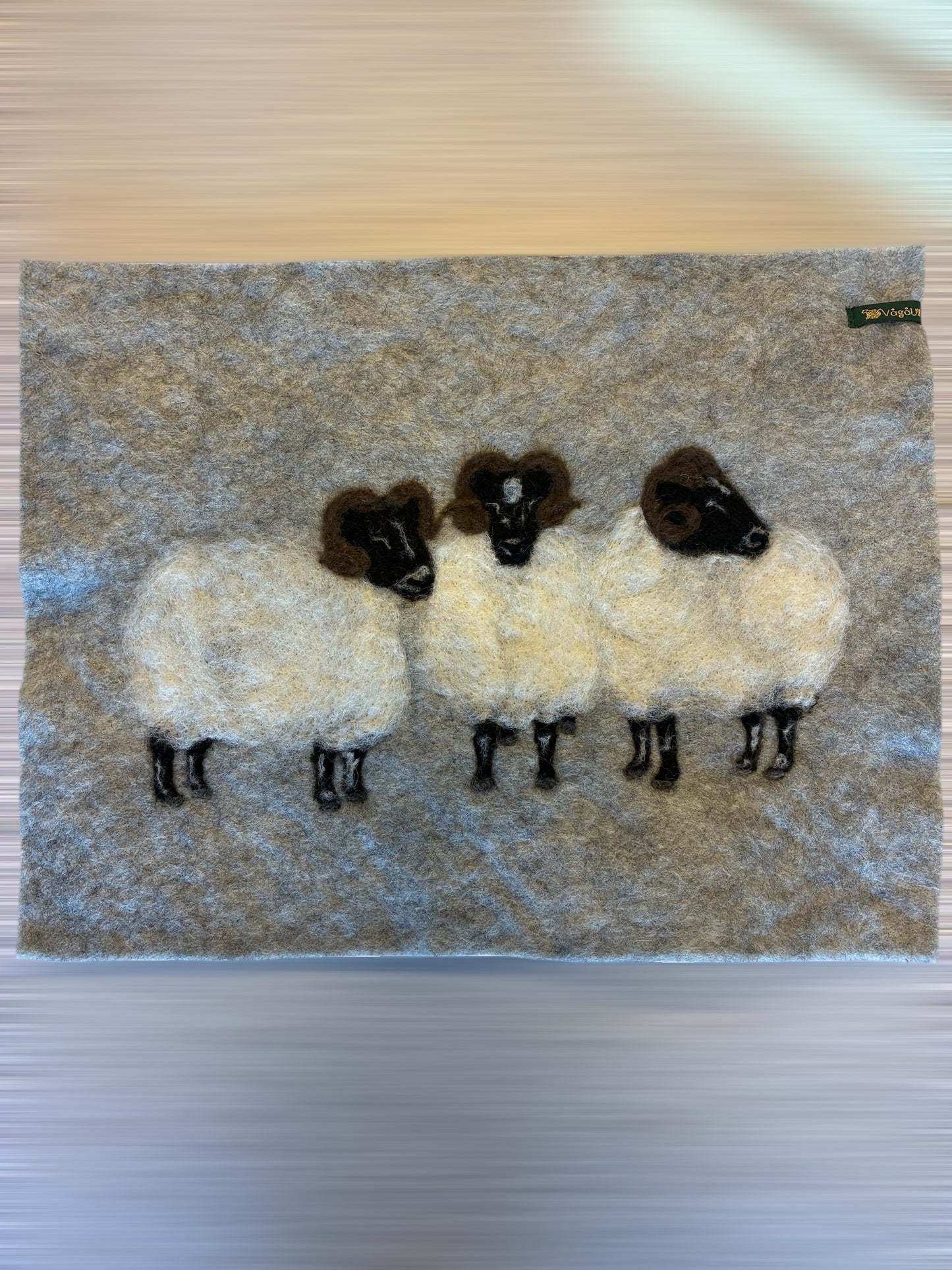 Sitteunderlag med dyremotiv