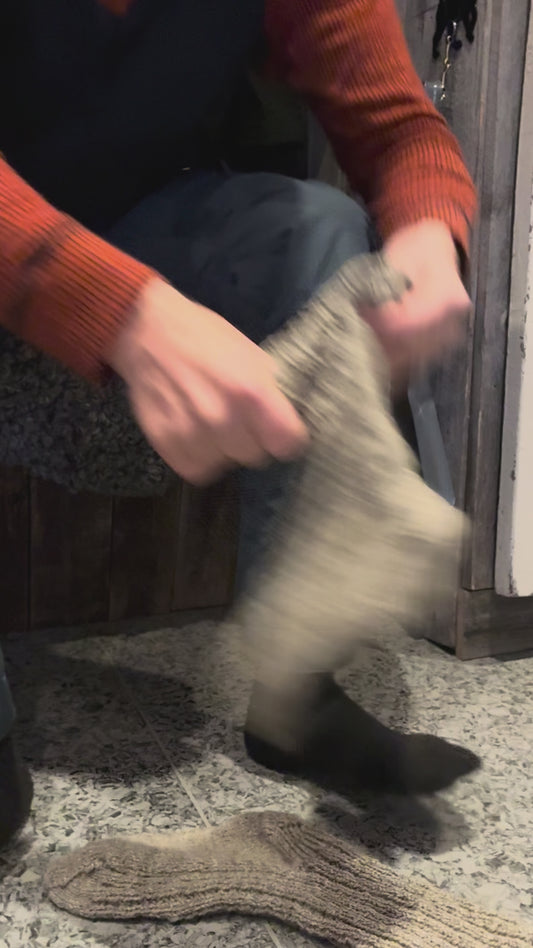 Garnpakke på ull-labber i Sjoa garn